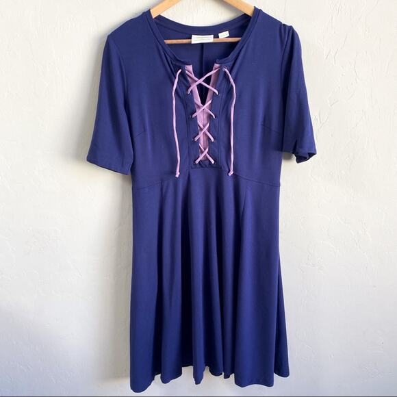 Anthropologie Maeve‎ Lace Up Dress - Picture 2 of 7